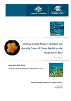 Doyle_and_Uthicke_2016_Refining_genetic_markers_to_detect_and_quantify_CoTS_FINAL_REPORT_GBRMPA_May2016.pdf.jpg
