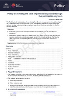 Draft Policy on limiting the take of protected species through the permissions system-For Consultation.pdf.jpg